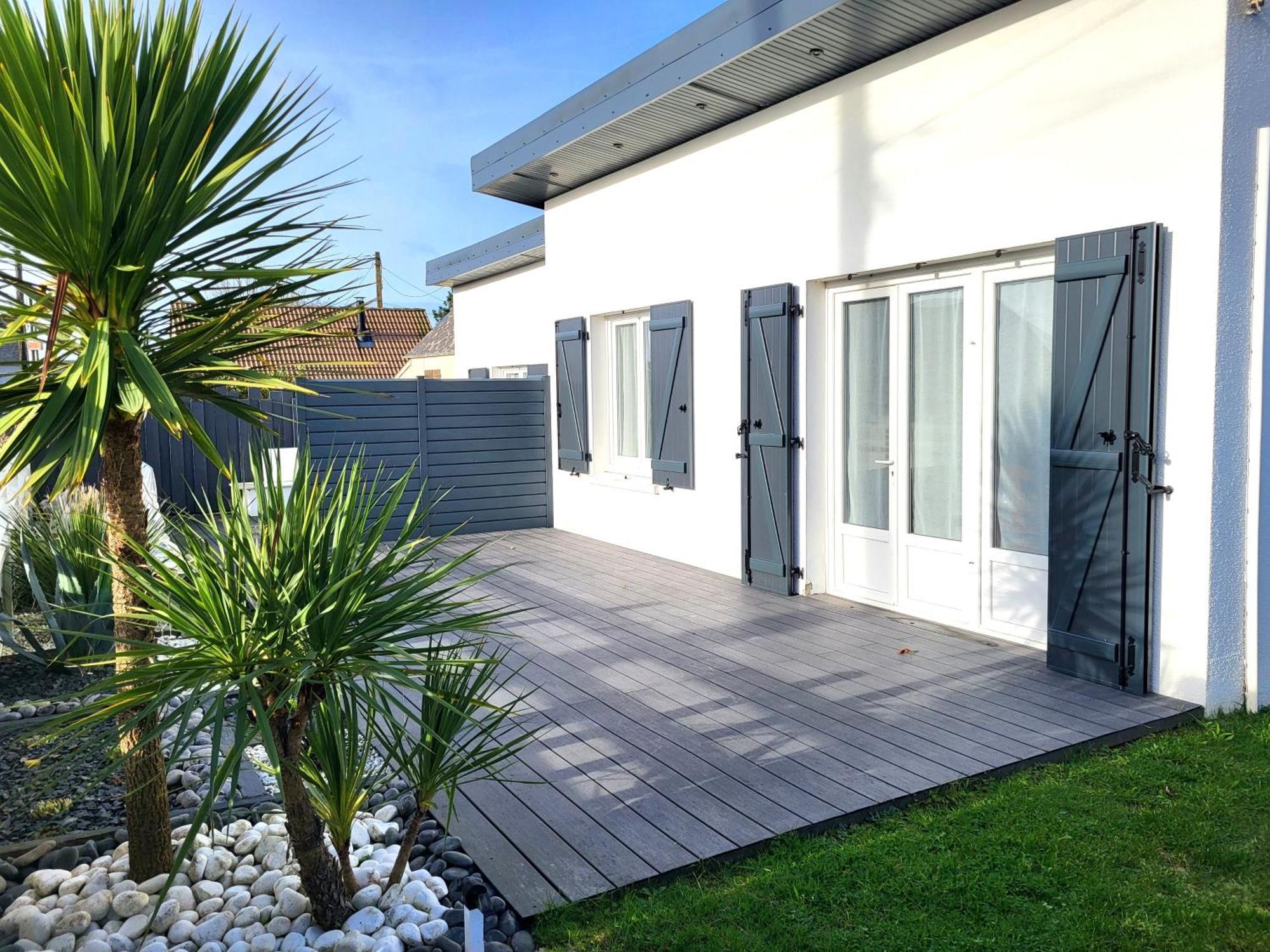 La Villa Kikifil, Bord De Mer Saint-Germain-sur-Ay Exterior foto
